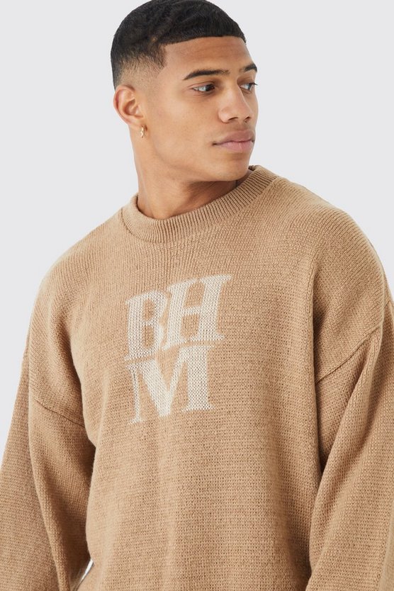 Kastiger Bhm Strickpullover