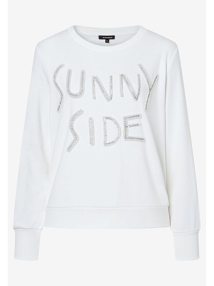 More & More Sweatshirt in Weiß günstig kaufen