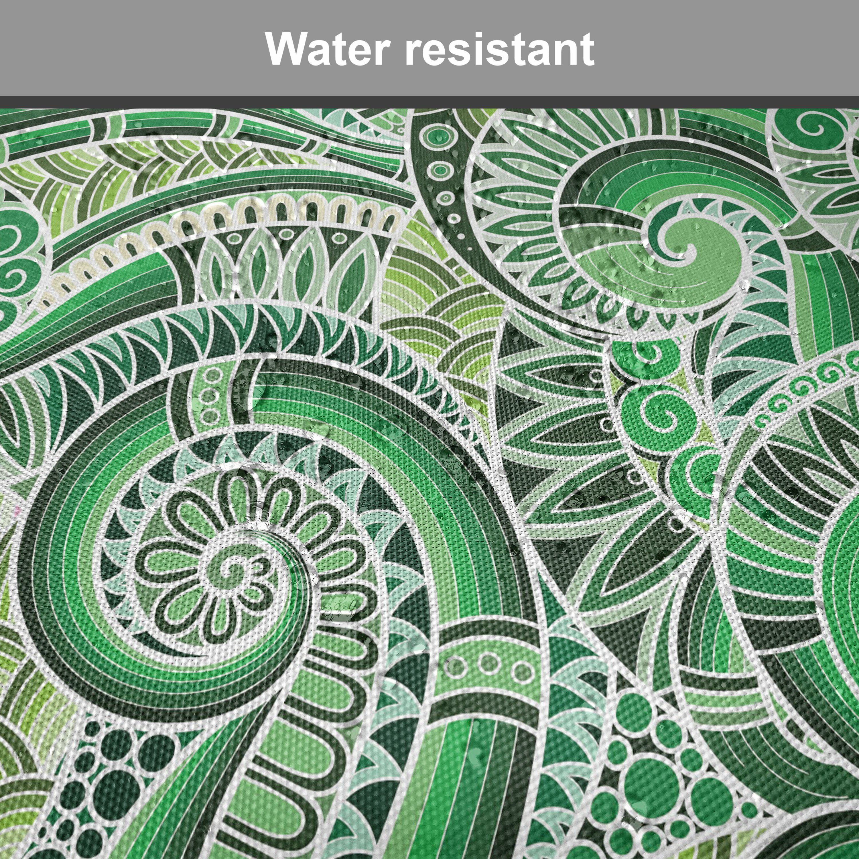 Abakuhaus Stuhlkissen Dekoratives wasserfestes Kissen mit Riemen für Küchensitze, Asiatisch Klassische Retro Mehendi