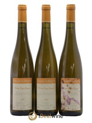 Coteaux du Loir Vieilles Vignes Eparses Domaine de Bellivière  2005 - Lot de 3 Bouteilles