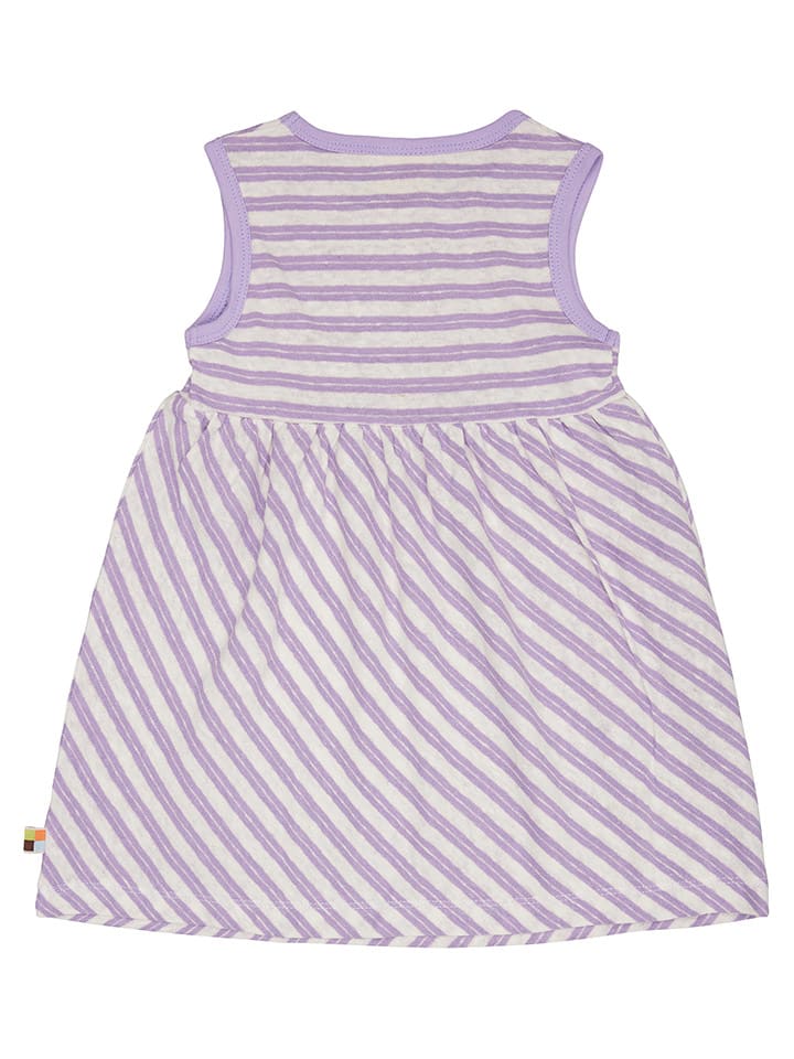loud   proud Kleid in Lila/ Weiß günstig kaufen