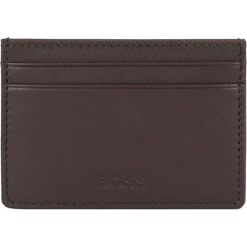 BOSS Crew Kreditkartenetui RFID Schutz Leder 10 cm