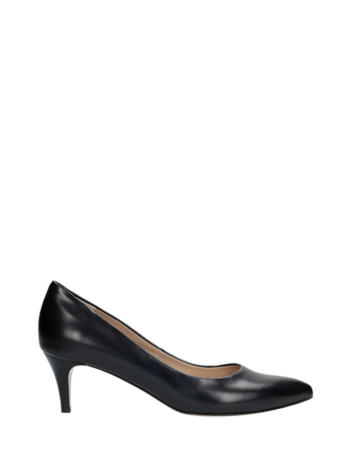 Wojas Leder-Pumps in Schwarz günstig kaufen