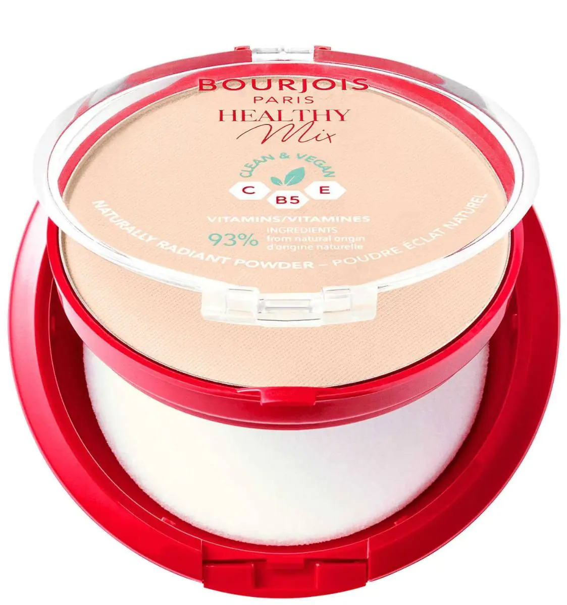 Bourjois Healthy Mix Clean & Vegan 01 Ιβουάρ Πούδρα Προσώπου
