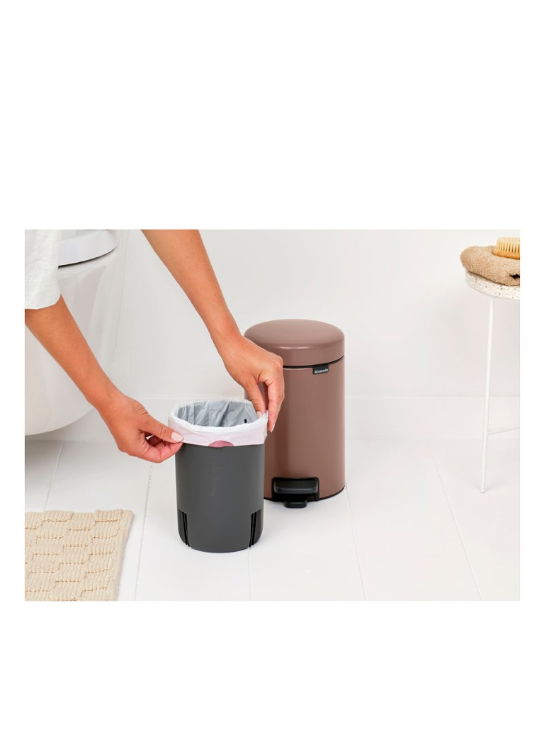 Lixeira de pedal Brabantia NewIcon de 3 litros