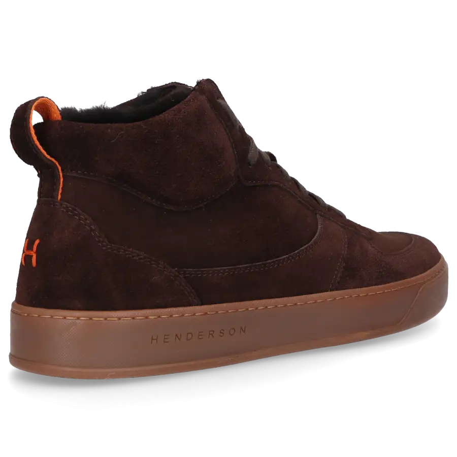 Henderson - Sneaker high JABBA Kalbsveloursleder - braun