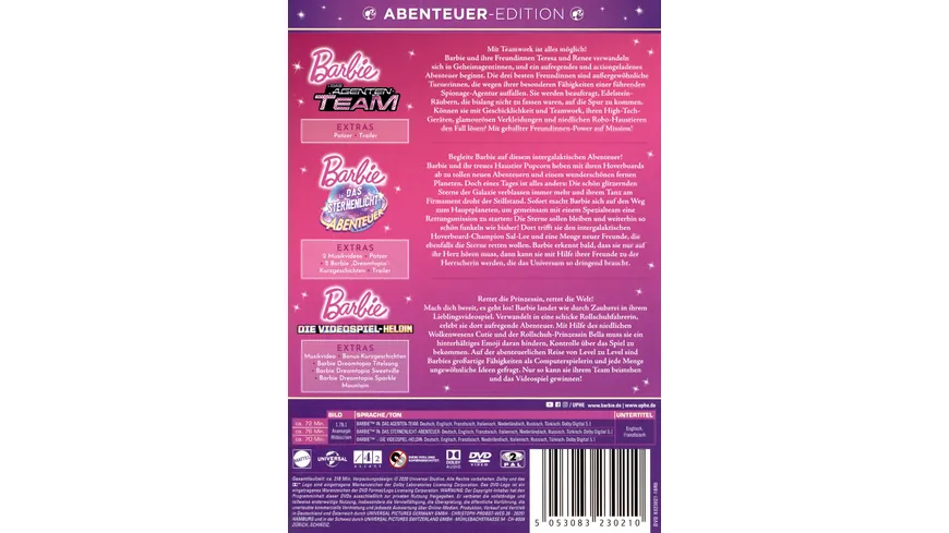 Barbie Abenteuer-Edition  [3 DVDs]