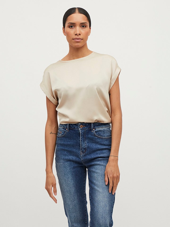 Vila Shirt in Creme günstig kaufen