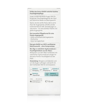 lavera Hydro Refresh Augen Roll-On Gesicht Roll-On-15 ml