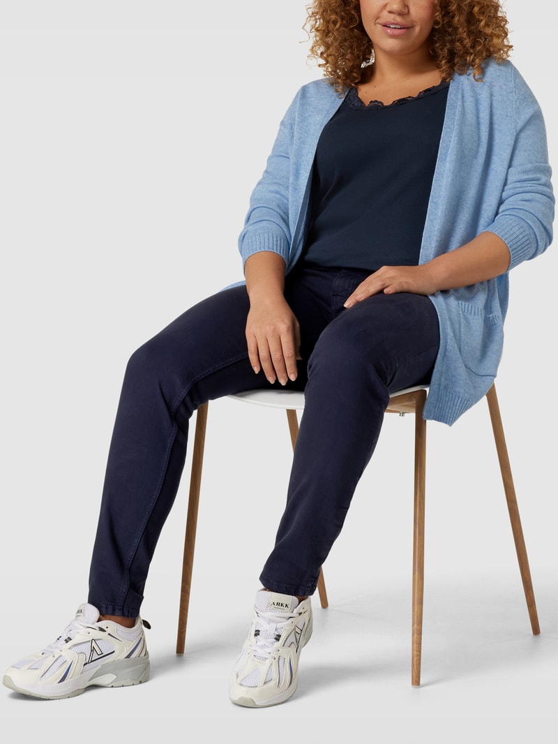 Skinny Fit Jeans mit Modell 'billy' in marineblau