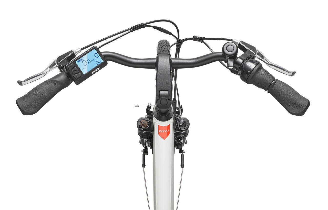 Telefunken City E-Bike RC845 Multitalent mit 7-Gang Shimano Nabenschaltung, Weiß