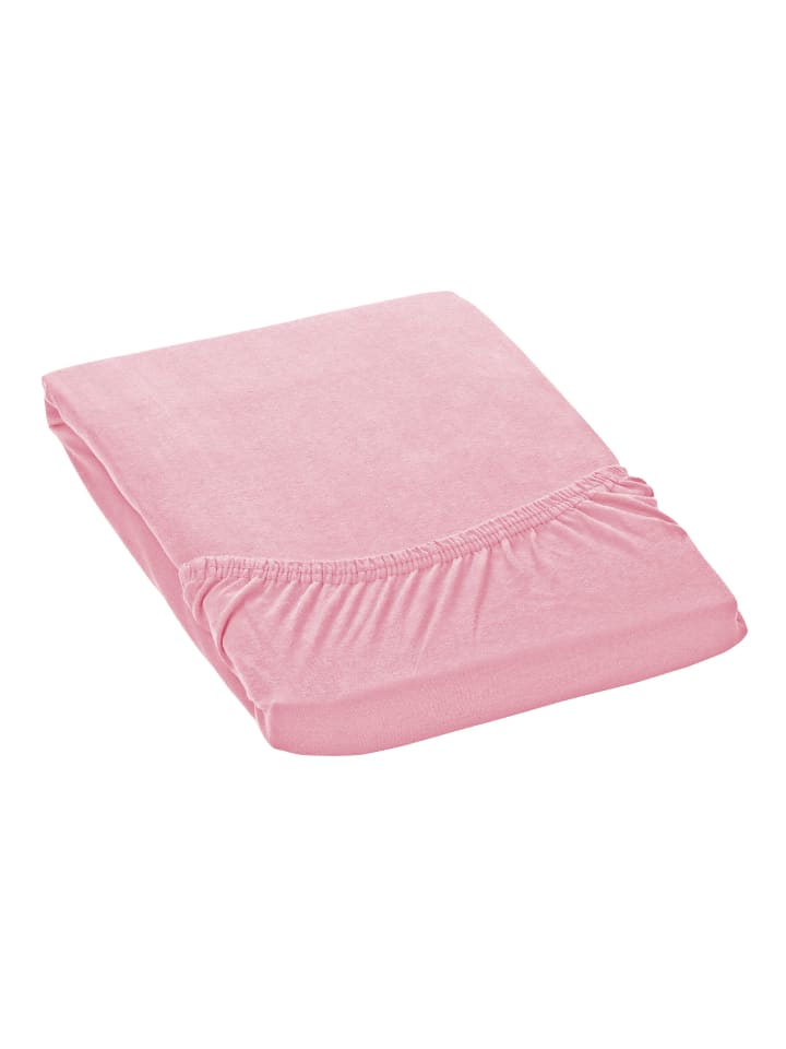 GMD Living Jersey Premium Spannbettlaken JANNEBY in Farbe Rosa günstig kaufen