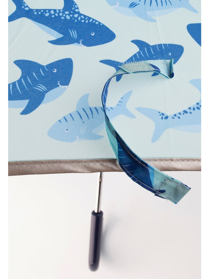 Sigikid Regenschirm Hai Kinderschirm, 75 cm in blau günstig kaufen onesize