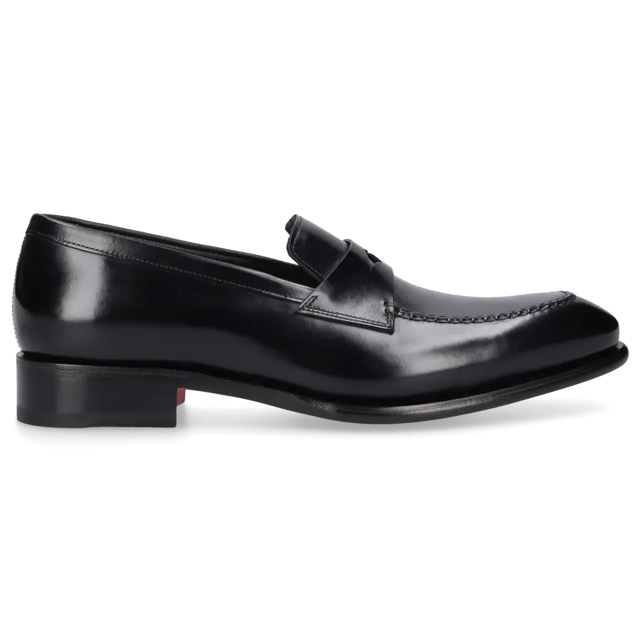 Santoni - Loafer 18740 Kalbsleder - schwarz