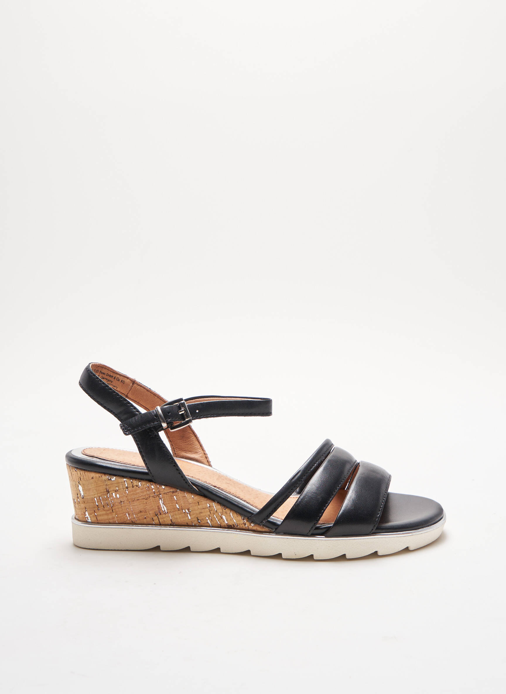 Marco Tozzi Sandales Nu Pieds Femme couleur noir