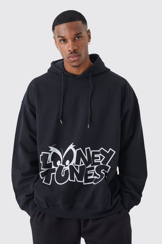 Oversize Hoodie mit lizenziertem Looney Tunes Print