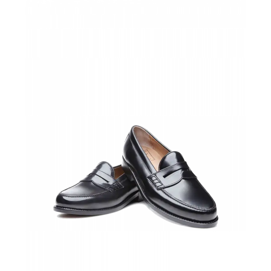 Heinrich Dinkelacker - Loafer WIEN PLAIN C Cordovan - schwarz