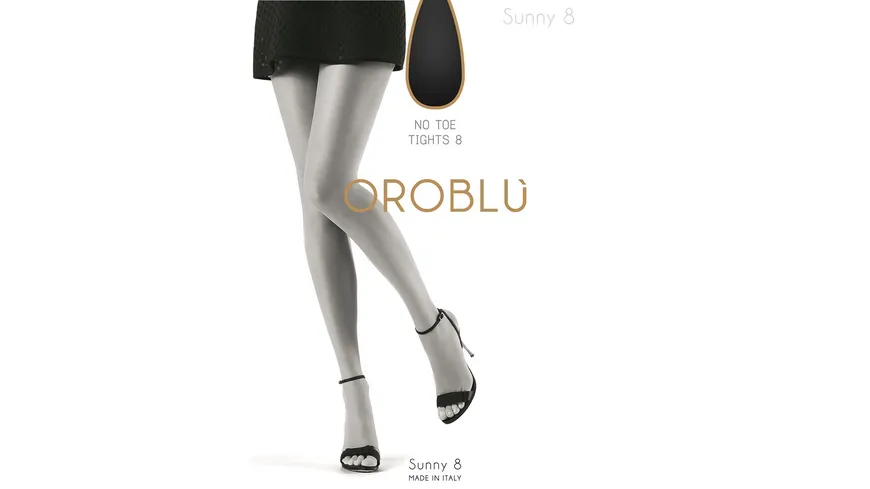 OROBLU Damen Feinstrumpfhose Sunny Bronzing Effect 8 DEN Sun