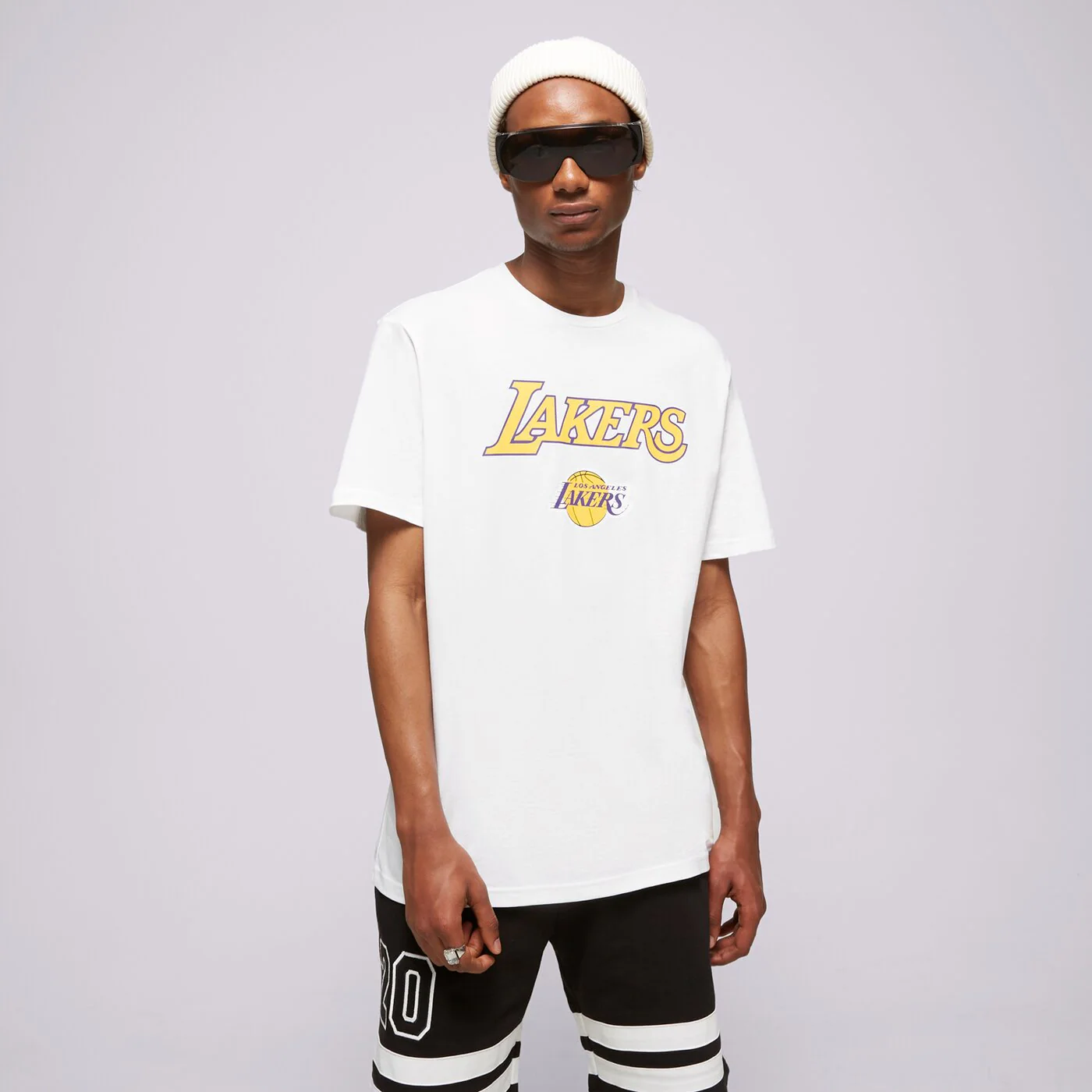 NEW ERA T-SHIRT NBA TEAM LOGO LAKERS LOS ANGELES LAKERS Weiß