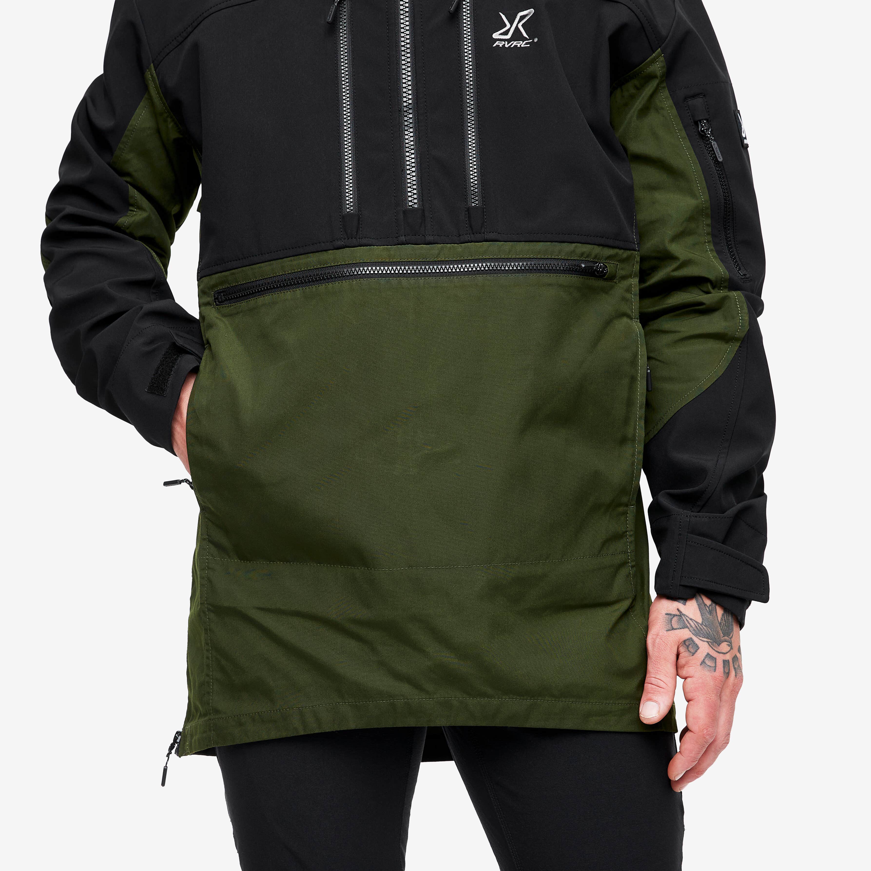 Outdoor Anorak Homme Forest Green