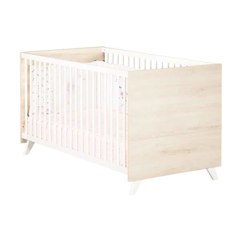 Lit bébé évolutif 140x70 Little big bed Scandi naturel