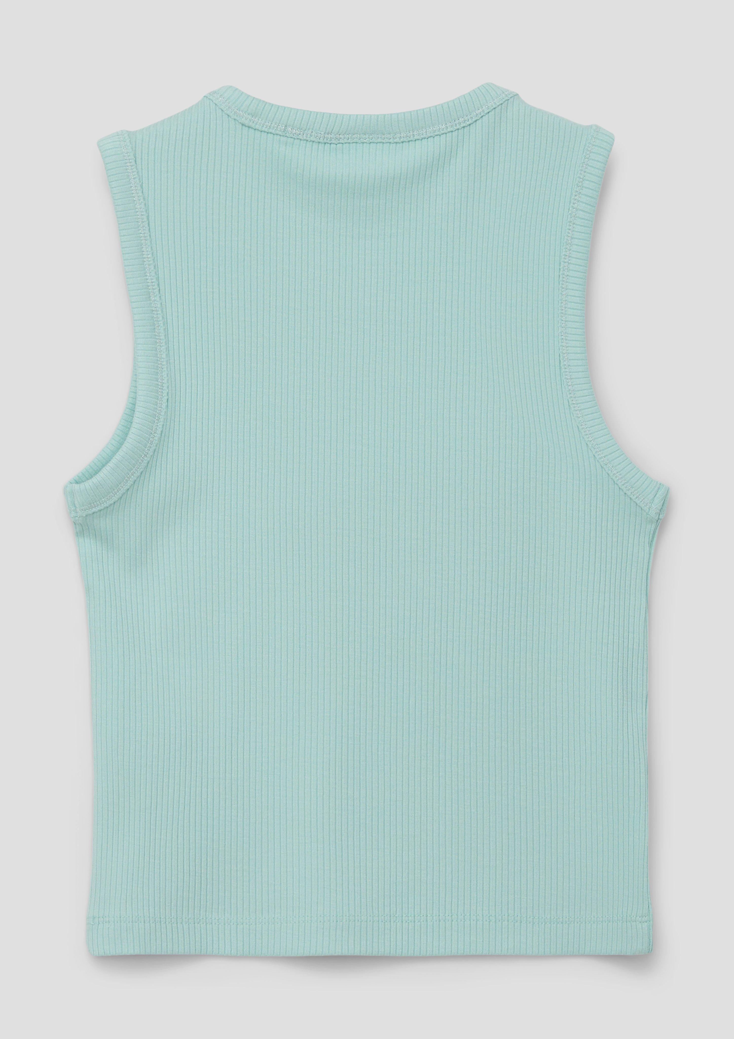 Kurzes Tanktop aus Viskosestretch  2145496-6068