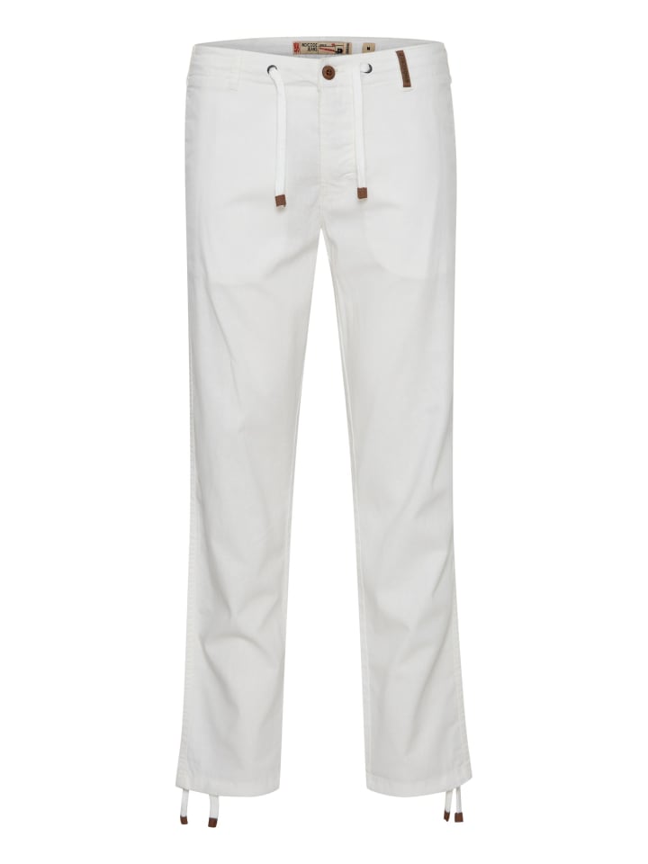 INDICODE Leinenhose IDIves 60017MM lange Hose mit Tunnelzug am Bund in Weiß günstig kaufen