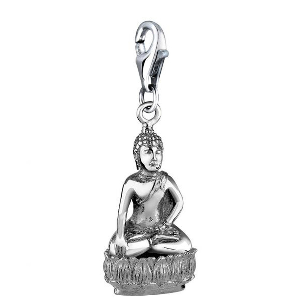 Nenalina Nenalina Amulette Buddha Karma Talisman Trend Symbol 925 Silber Pendentif