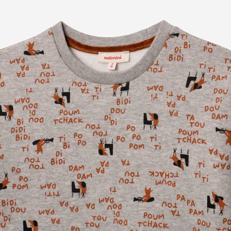 Sweat garçon chiens-musiciens Catimini