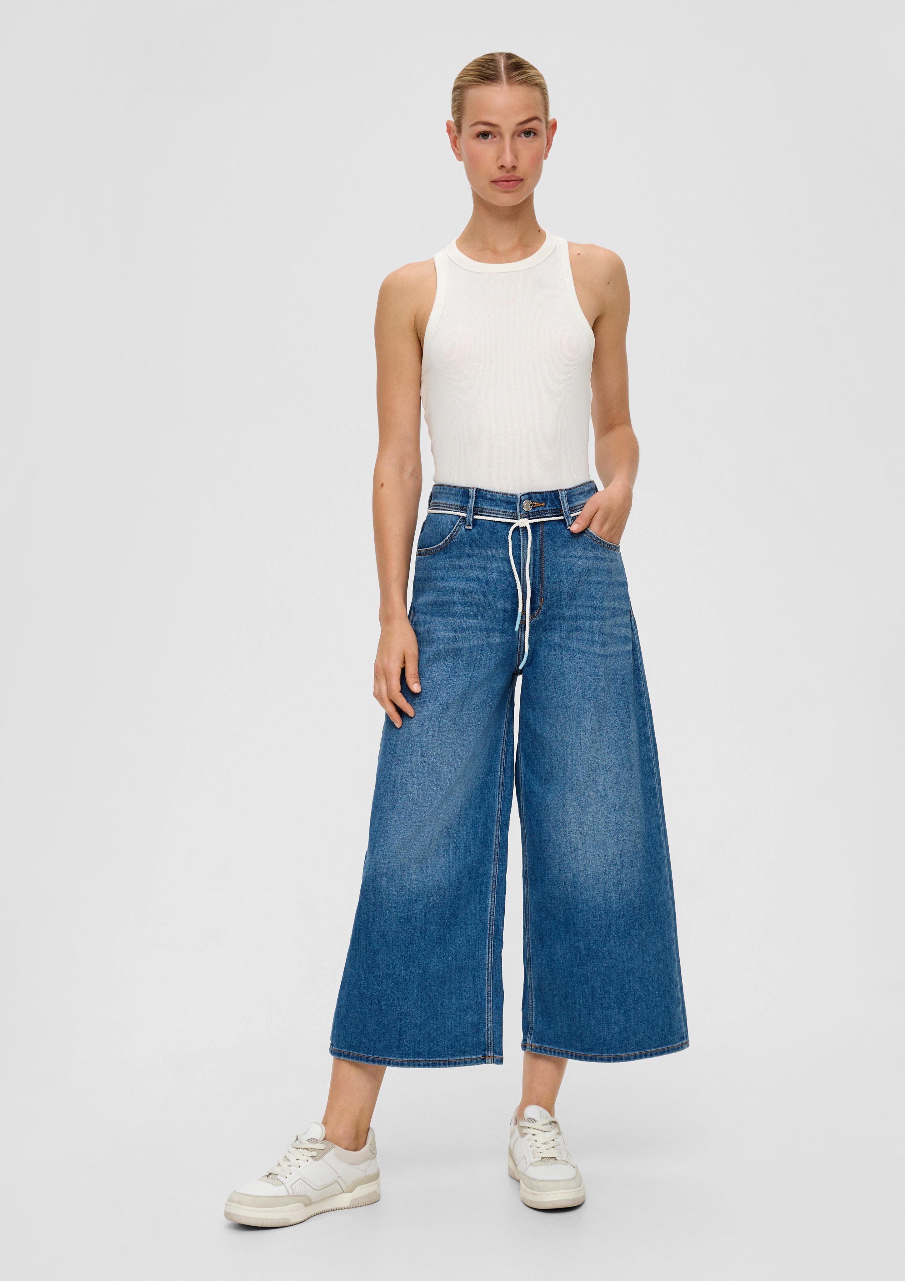 Jeans-Culotte Suri / Regular Fit / High Rise / Wide Leg  2137966-56Z4