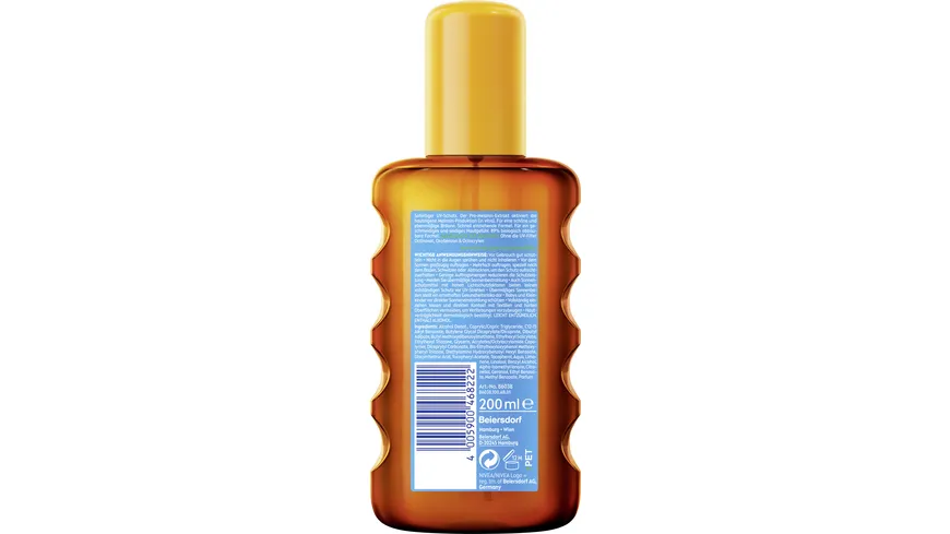 NIVEA SUN Schutz Bräune Öl LF30 200 ml