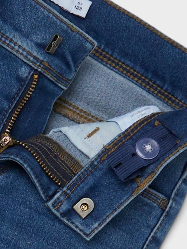name it Jeanshose slim fit in medium blue denim günstig kaufen