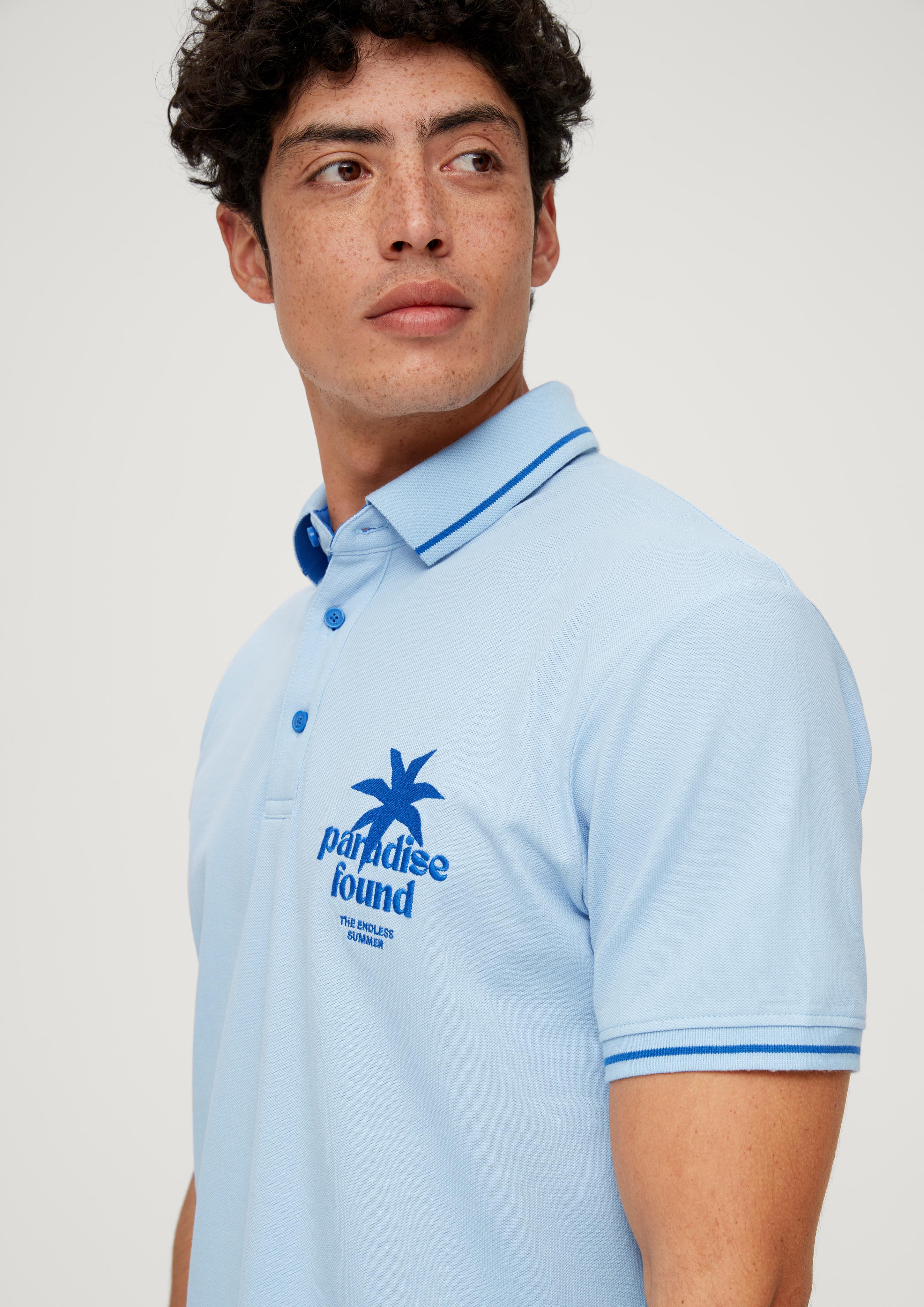 Polo-Shirt aus Baumwoll-Piqué  2131479-50D1