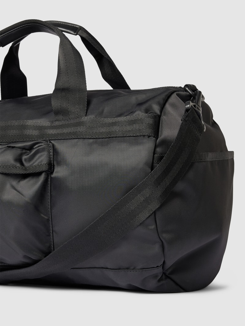 Duffle Bag mit Label-Details Modell 'SKYLINE' in schwarz