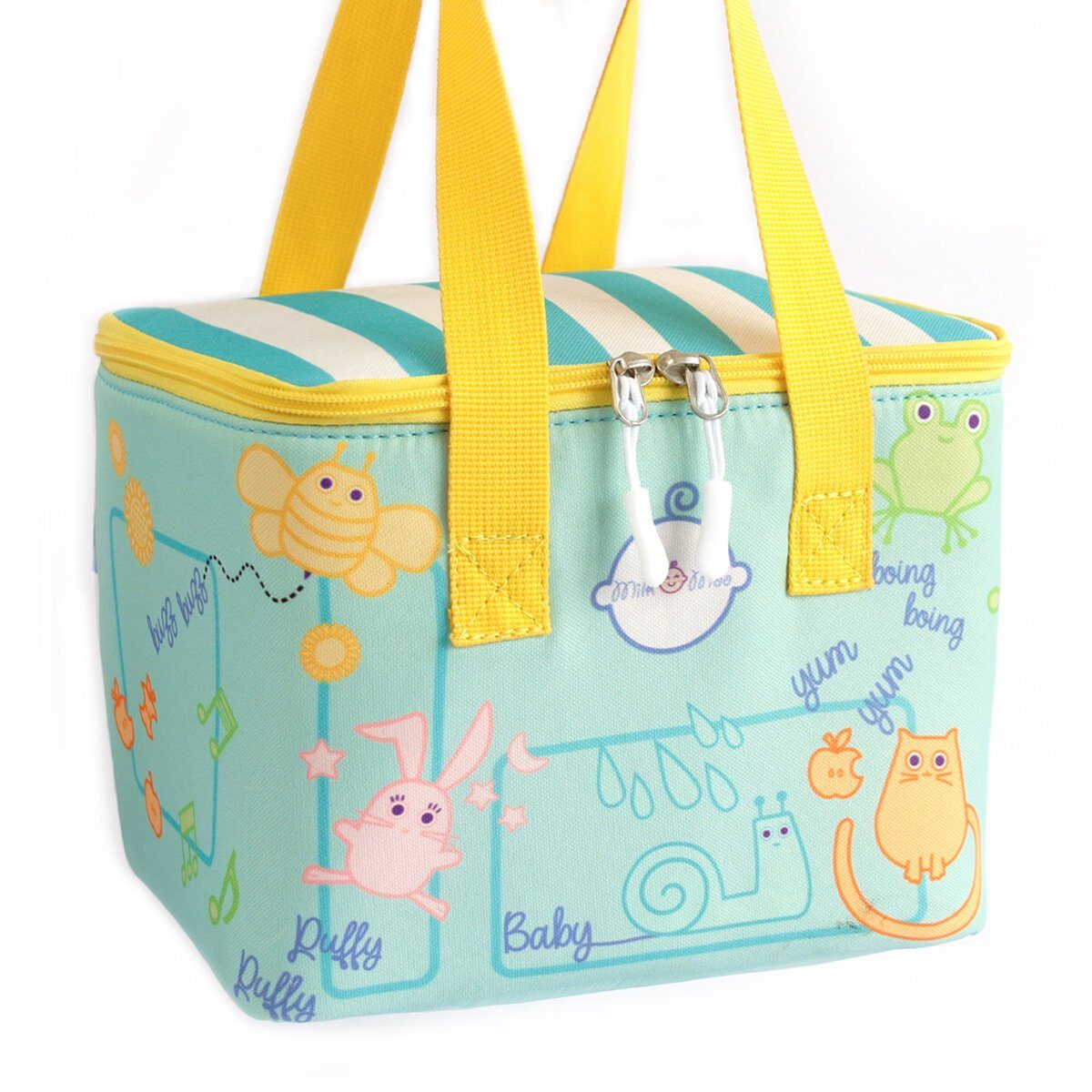MILK&MOO Kühltasche Milk&Moo Lunchbox, Lunchtasche, Brotdose, Kühltasche, Türkis
