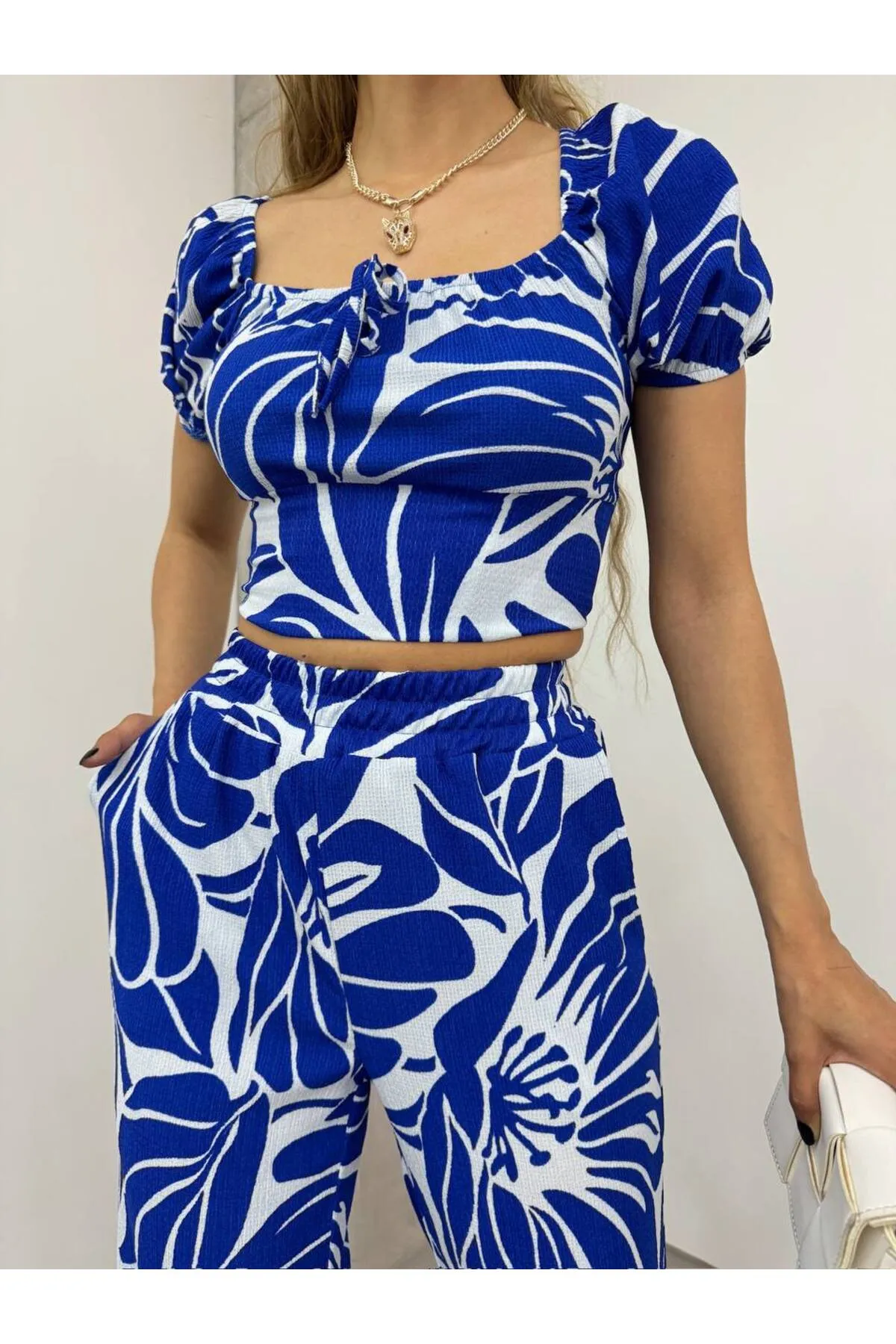 BİKELİFE  Bustierhose mit Blumenmuster für Damen im Doppelset