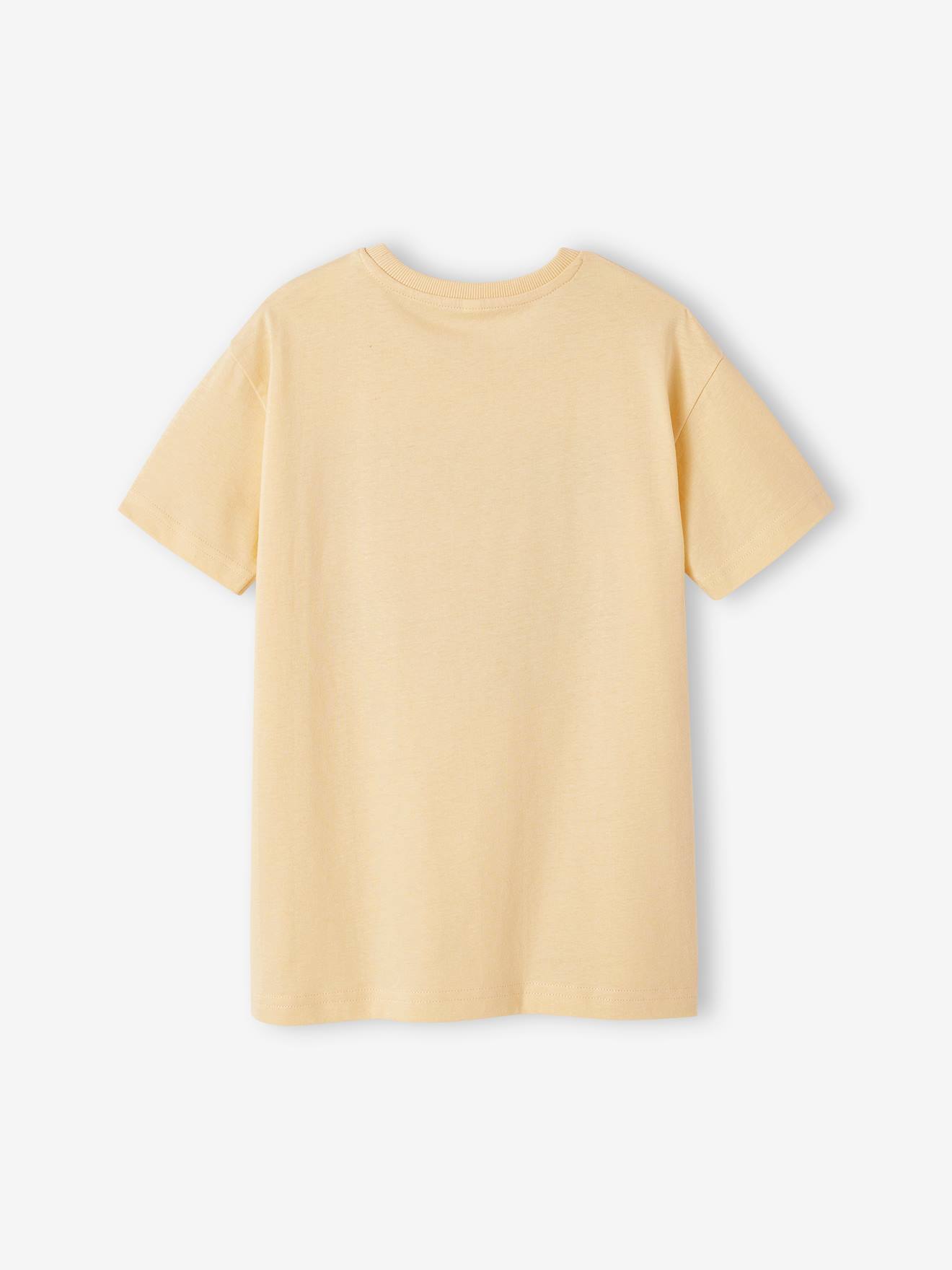 Vertbaudet Jungen T-Shirt, Recycling-Baumwolle - gelb