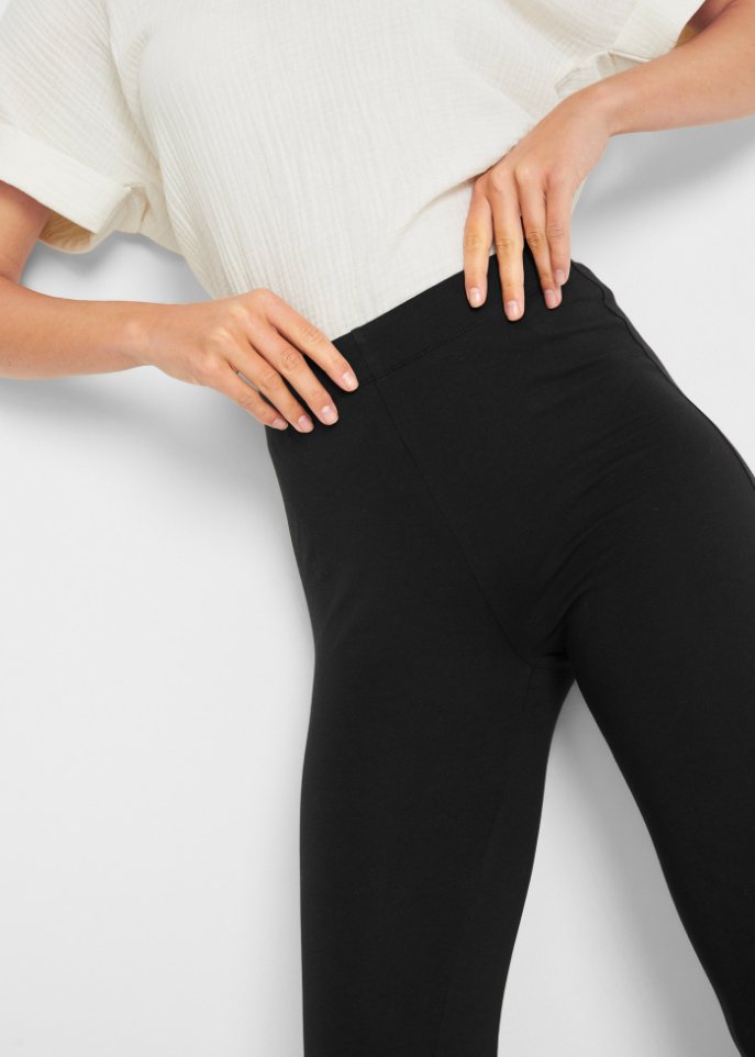 Leggings aus Bio-Baumwolle mit Bequembund