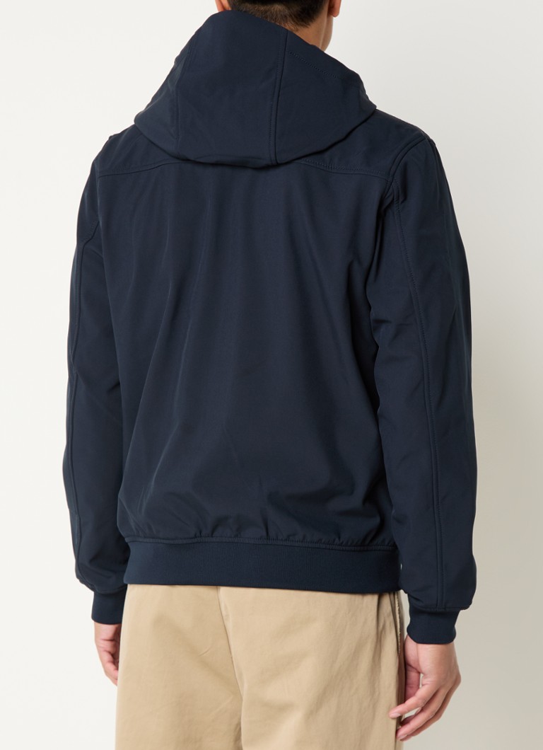 Giacca softshell Lyle & Scott con cappuccio e tasche con cerniera