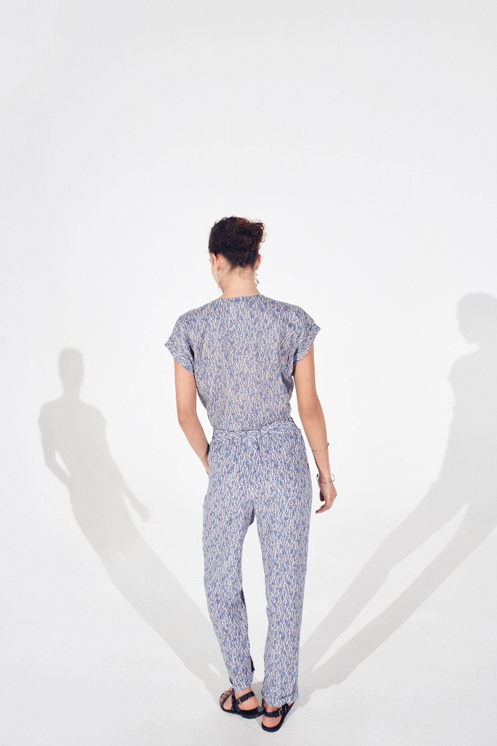 pantalon esteban denim stone femme