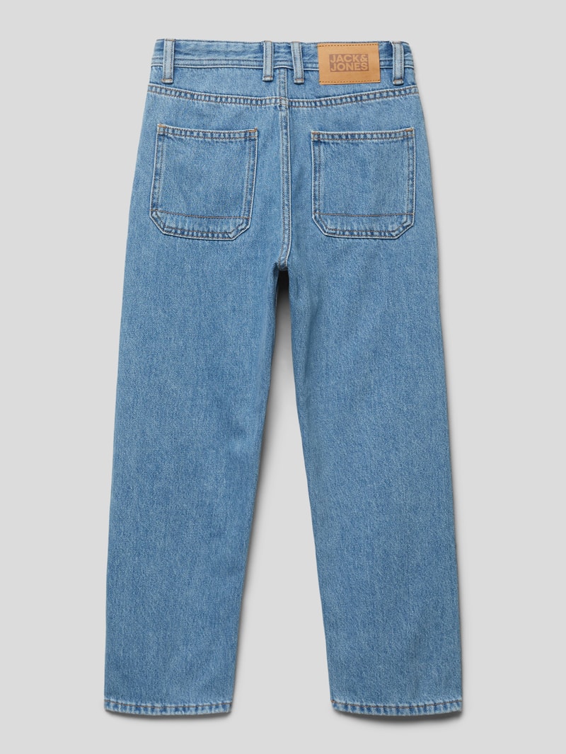Jeans aus Baumwolle mit Zierbesatz Modell 'CHRIS' in blau