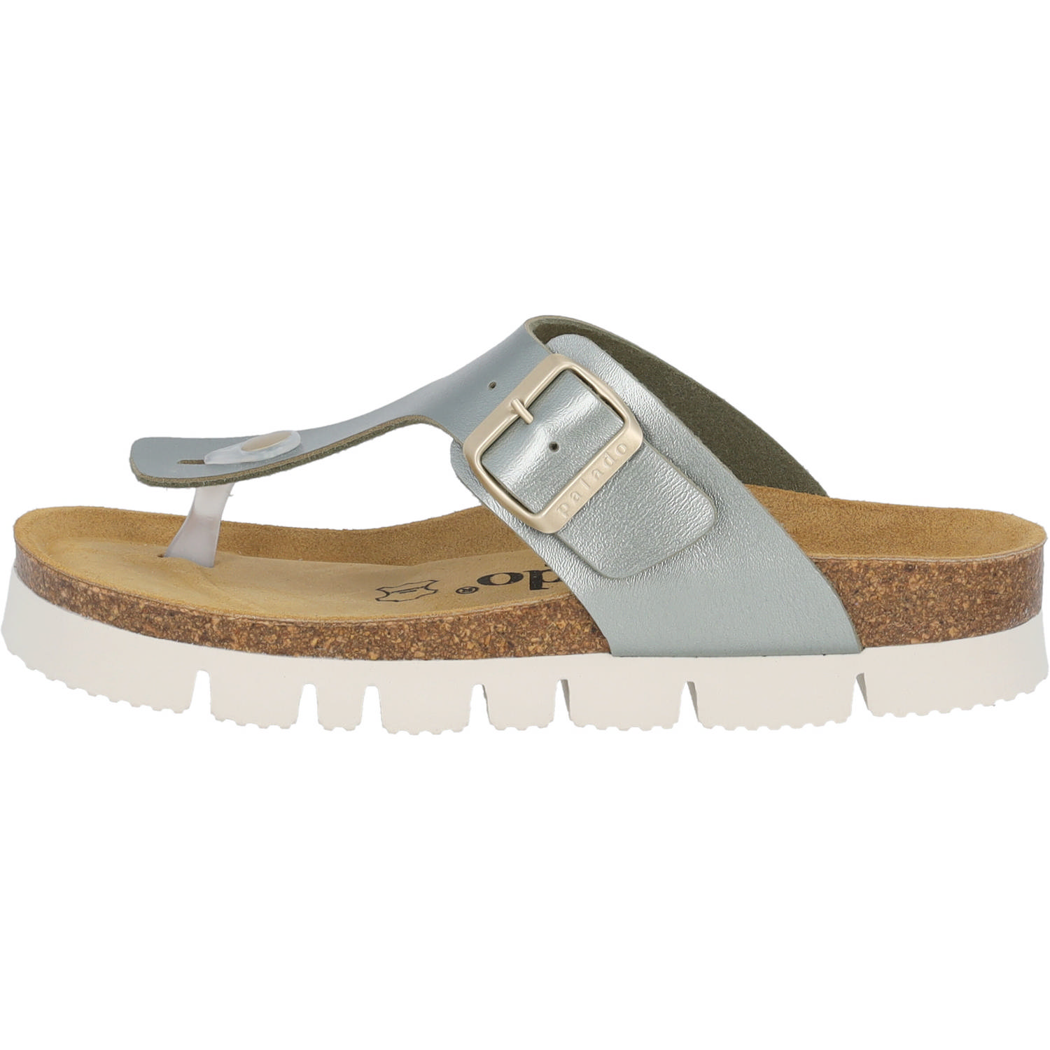 Palado Kos PL Metallic, Zehentrenner, Damen, Olive