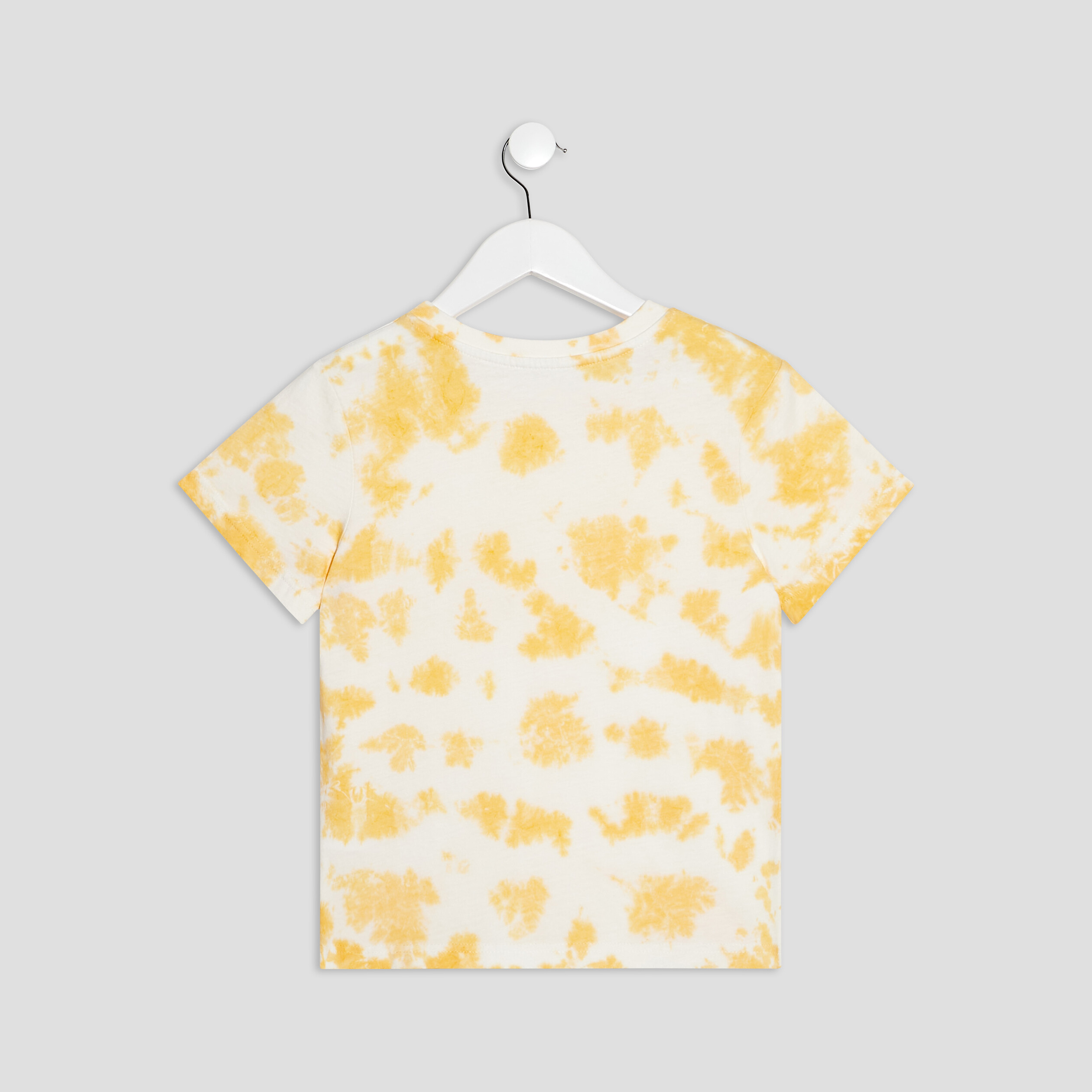 T-shirt manches courtes jaune garçon | La Halle