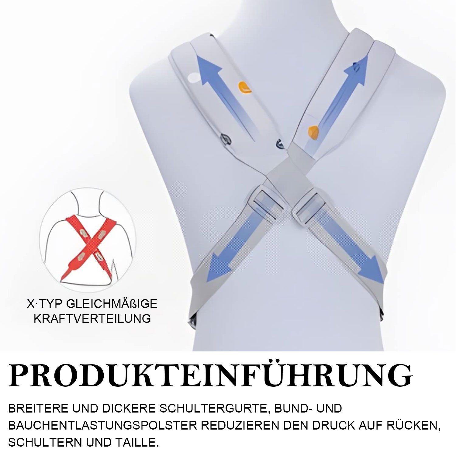 Daisred Babytrage Babytragetücher Verstellbare Weicher Stoff Für Kleinkinder