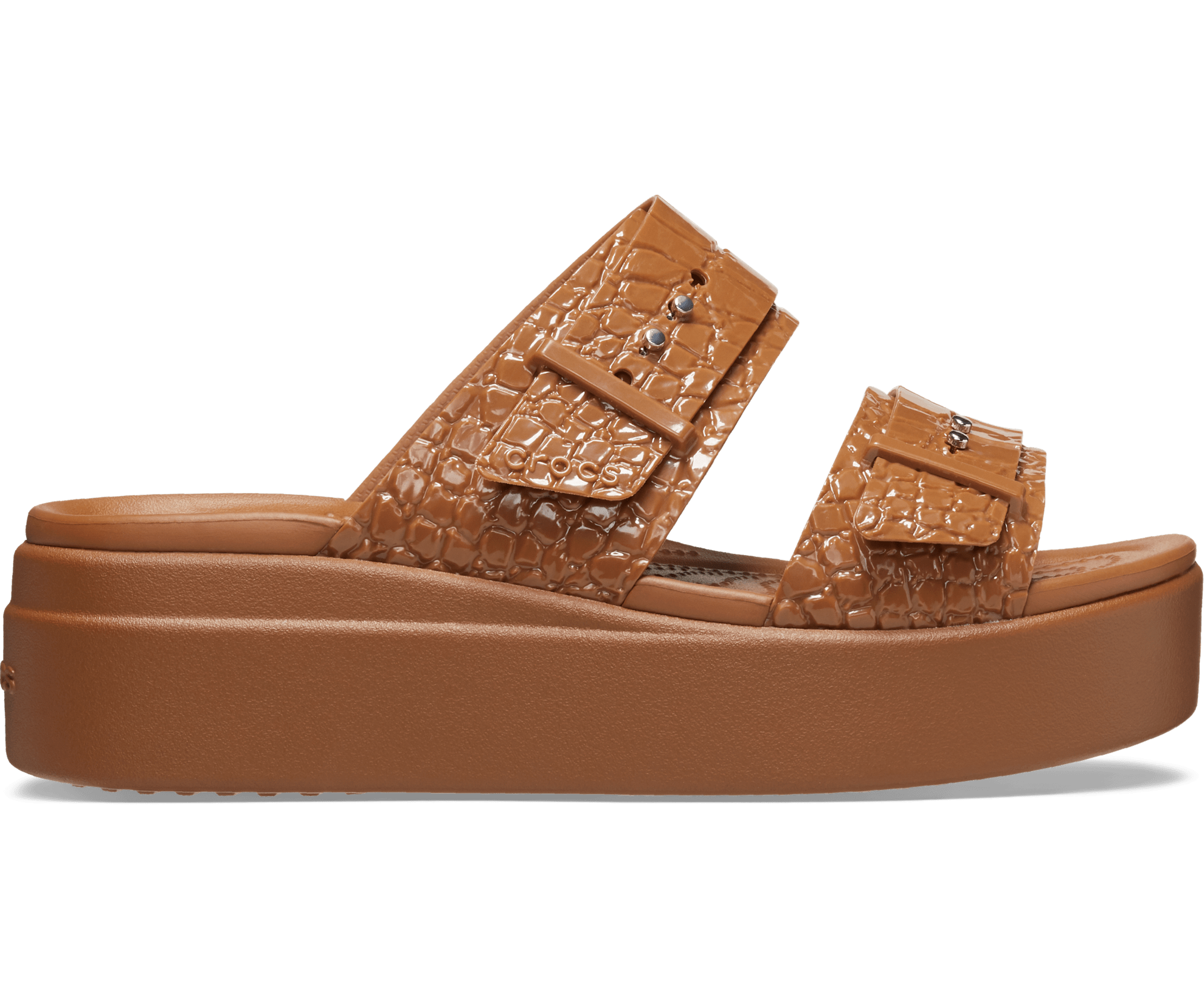 Brooklyn Croco Shine Buckle
