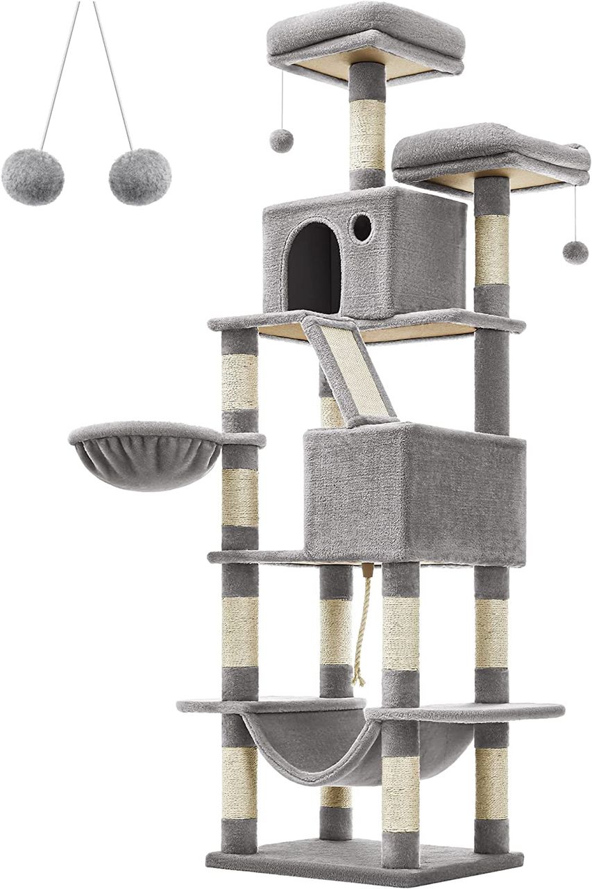 Songmics Katzenbaum, 60x50x206cm