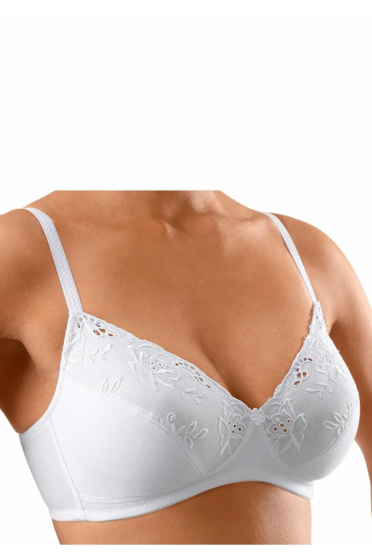 PETITE FLEUR  BH - Weiß - Unifarben