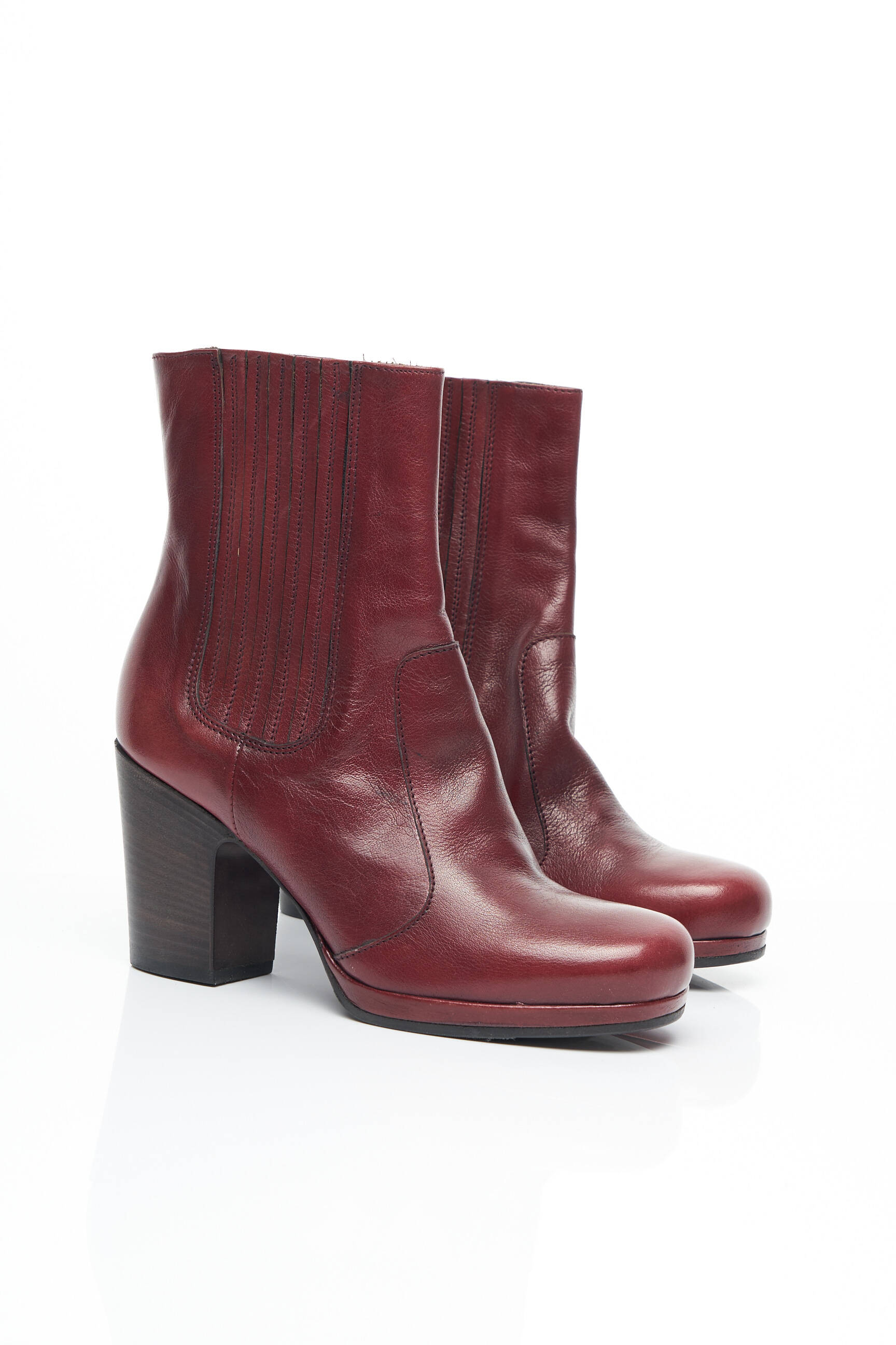 Ink Bottines Femme couleur rouge