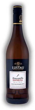 Lustau Manzanilla - Papirusa Lustau Manzanilla - Papirusa Der Feine, zu zart geräucherten Fischen und pikanten Vorspeisen passend. 0,75	 Liter - Vol 15%