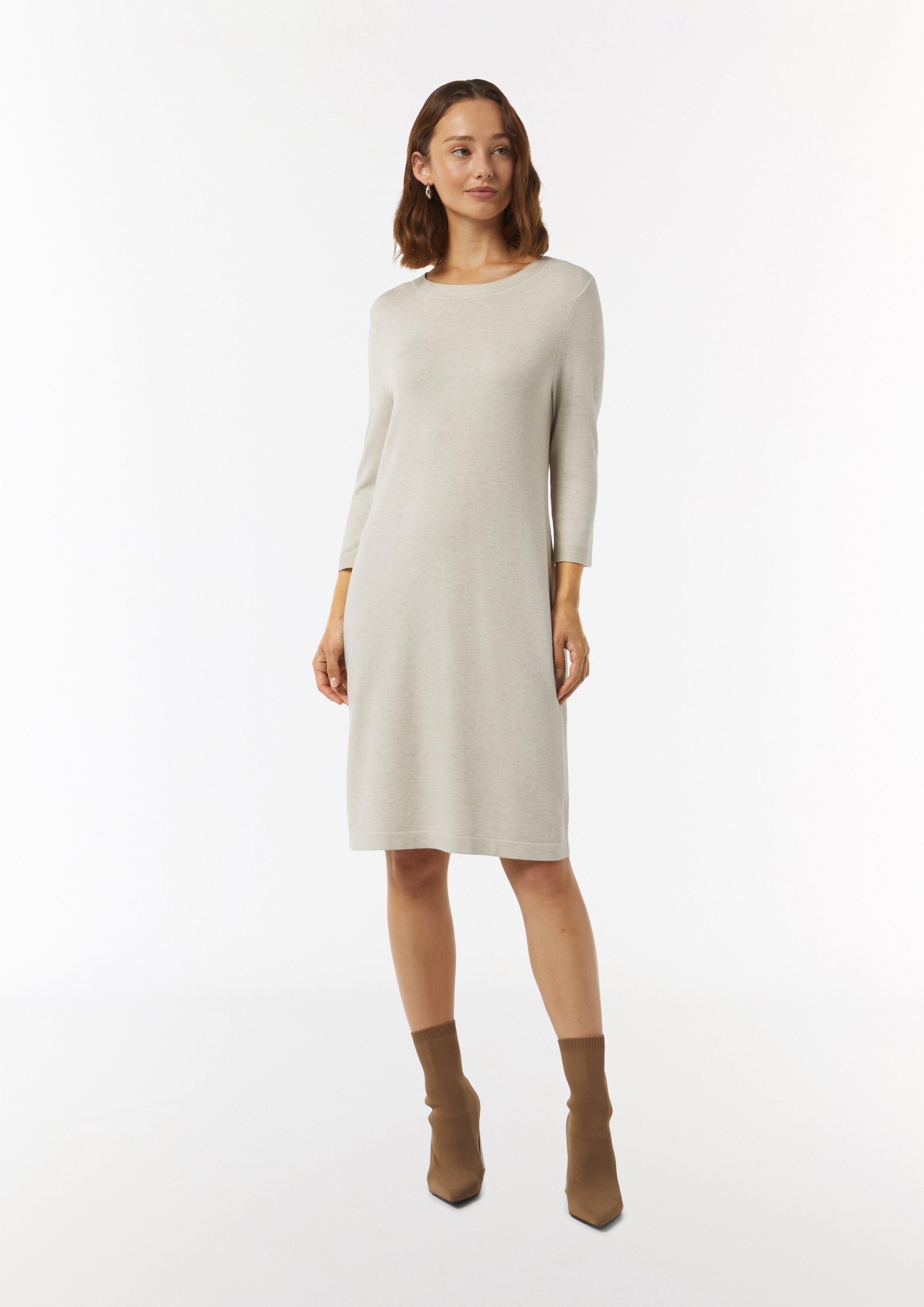 Strickkleid im Relaxed Fit - helles beige